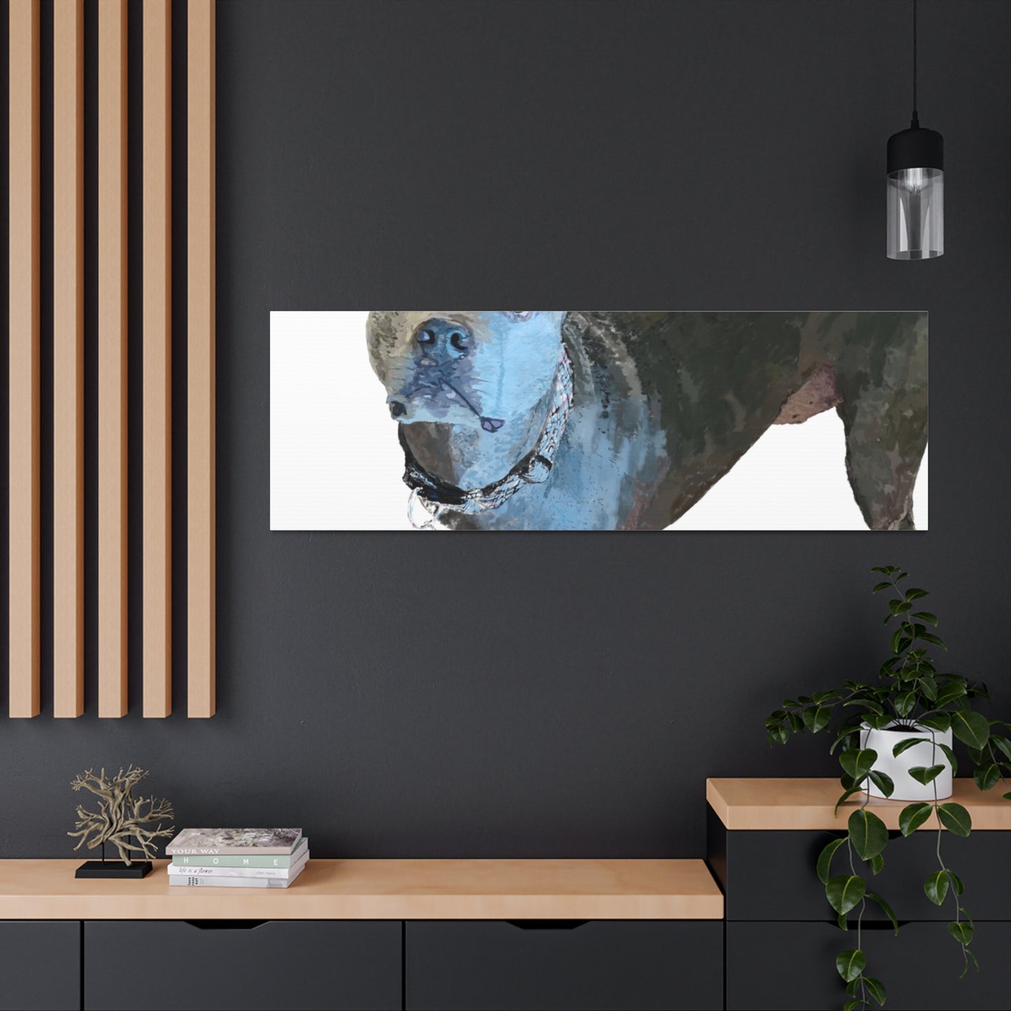 “Diesel” Pit bull Canvas Gallery Wraps