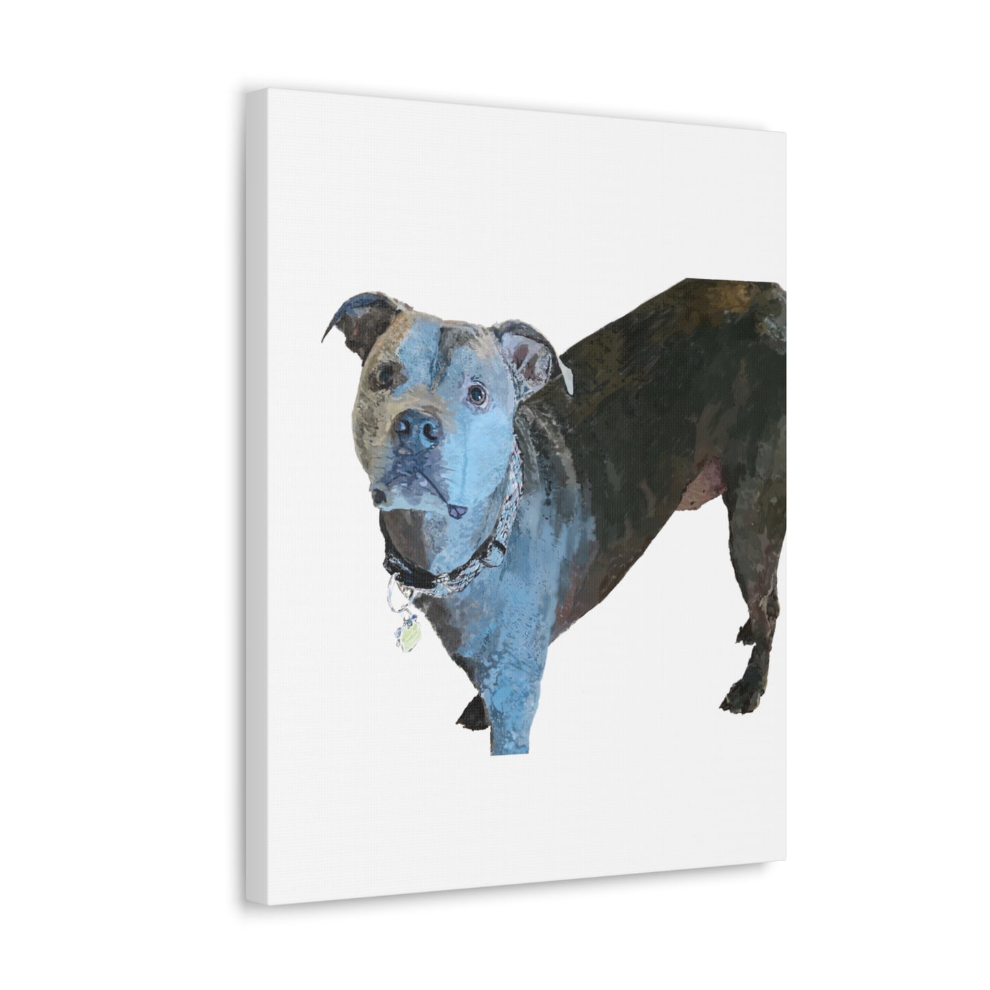 “Diesel” Pit bull Canvas Gallery Wraps
