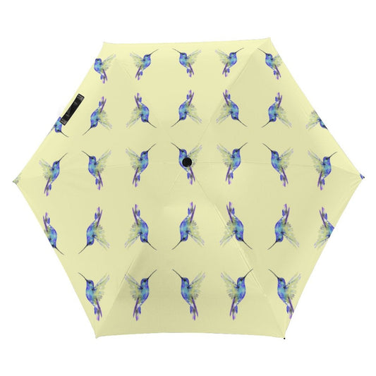 Flossie Hummingbird 5 Fold Umbrella - Blue Cava