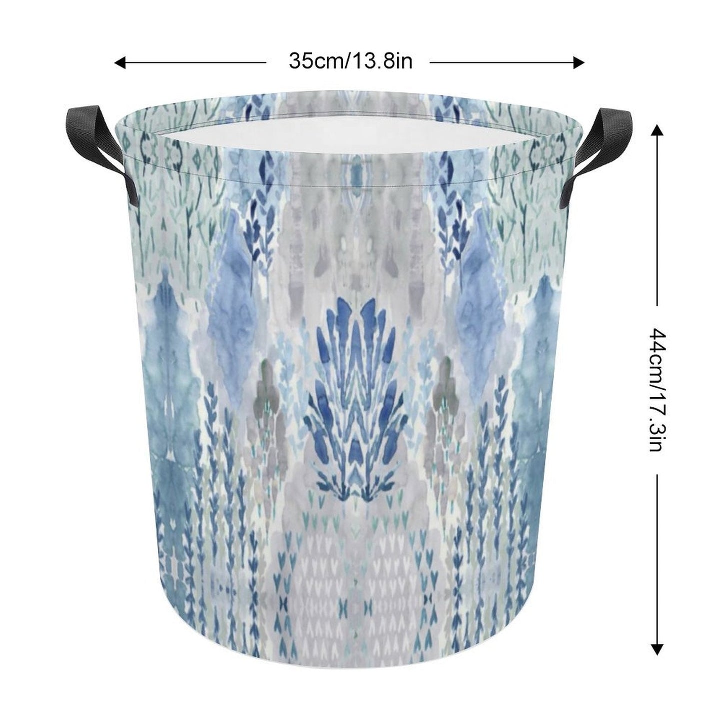 Summer Vibes Laundry Basket - Blue Cava
