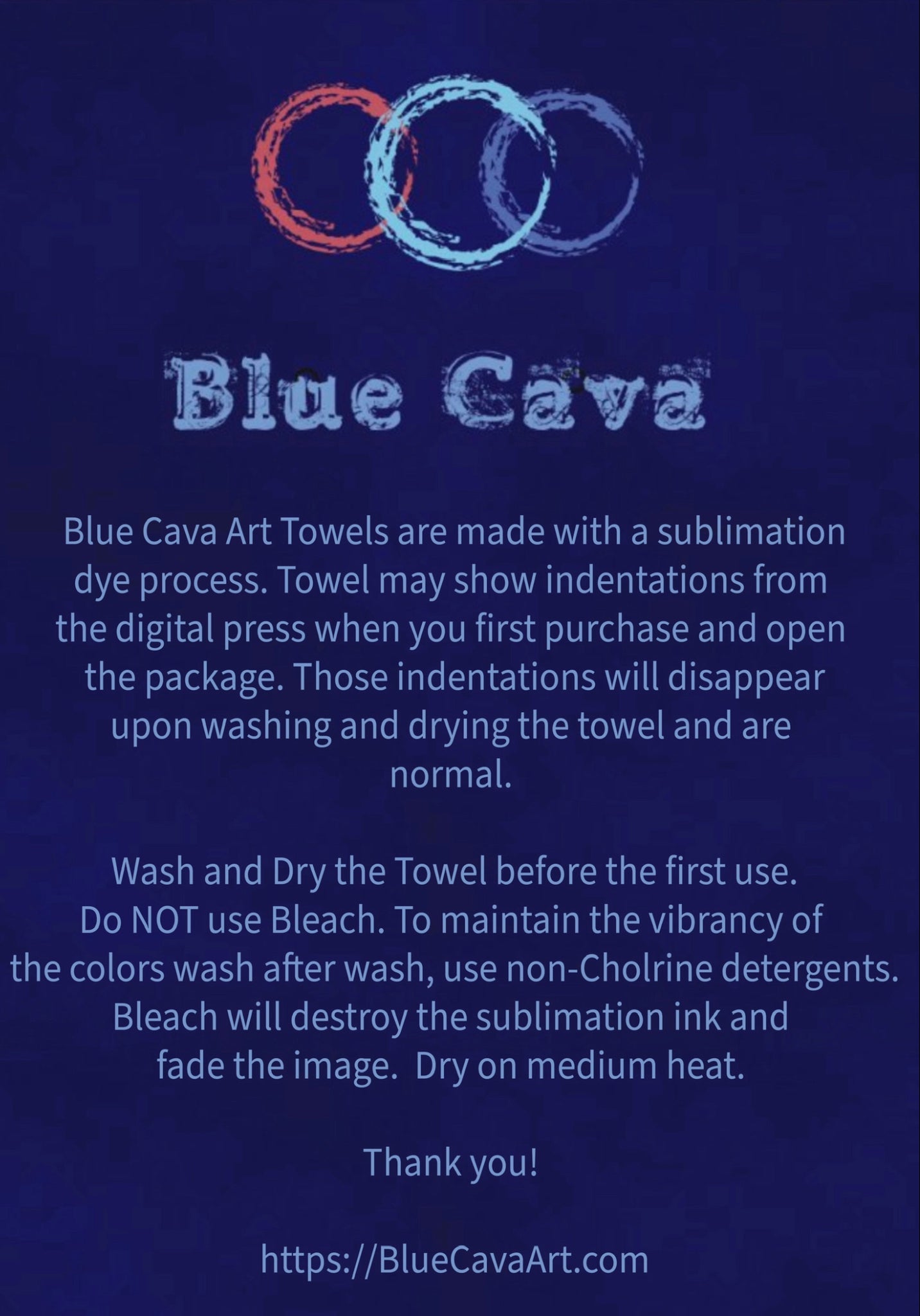 Frog Tea Towel (Poly/ Cotton) - Blue Cava