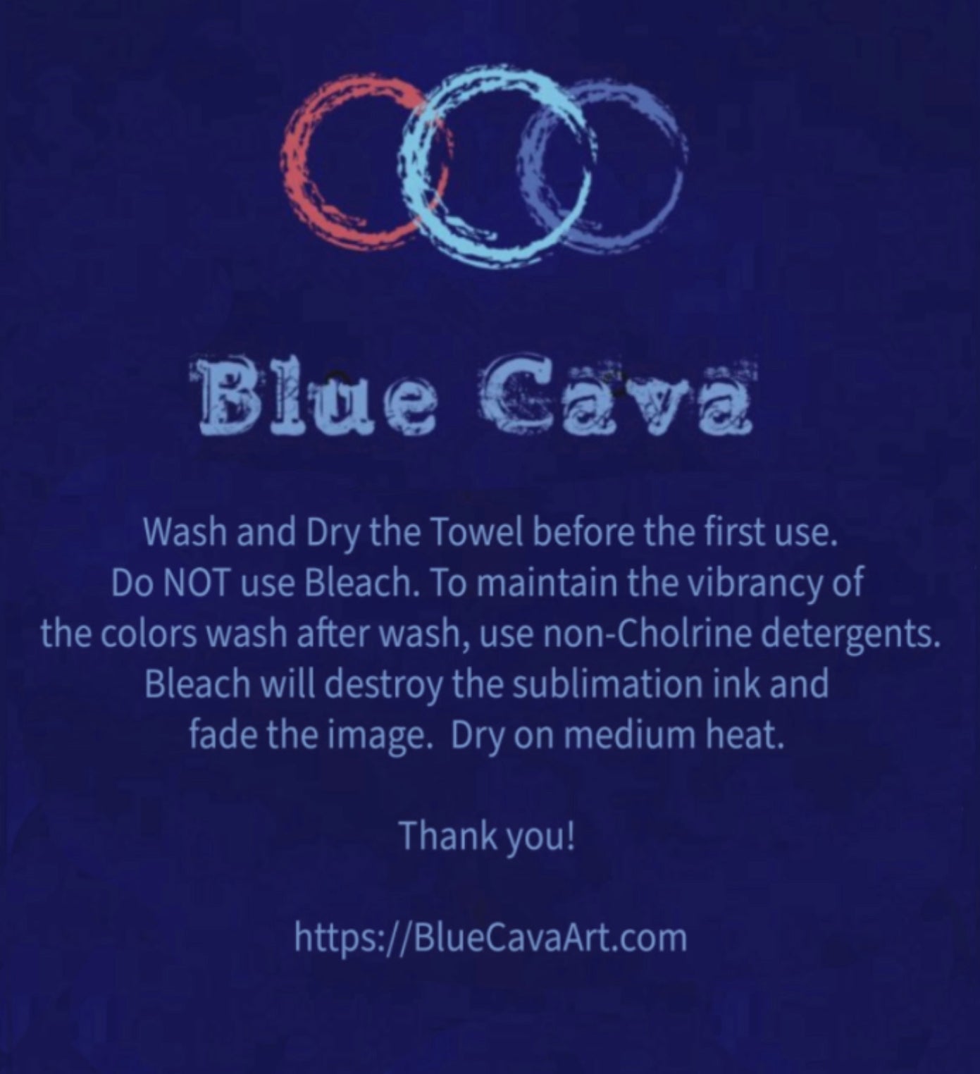 Amore Microfiber Waffle Towel - Blue Cava