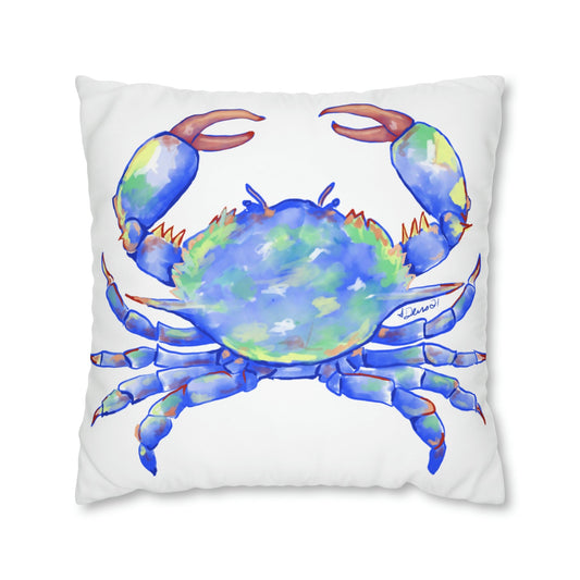Blue Crab Pillowcase - Blue Cava