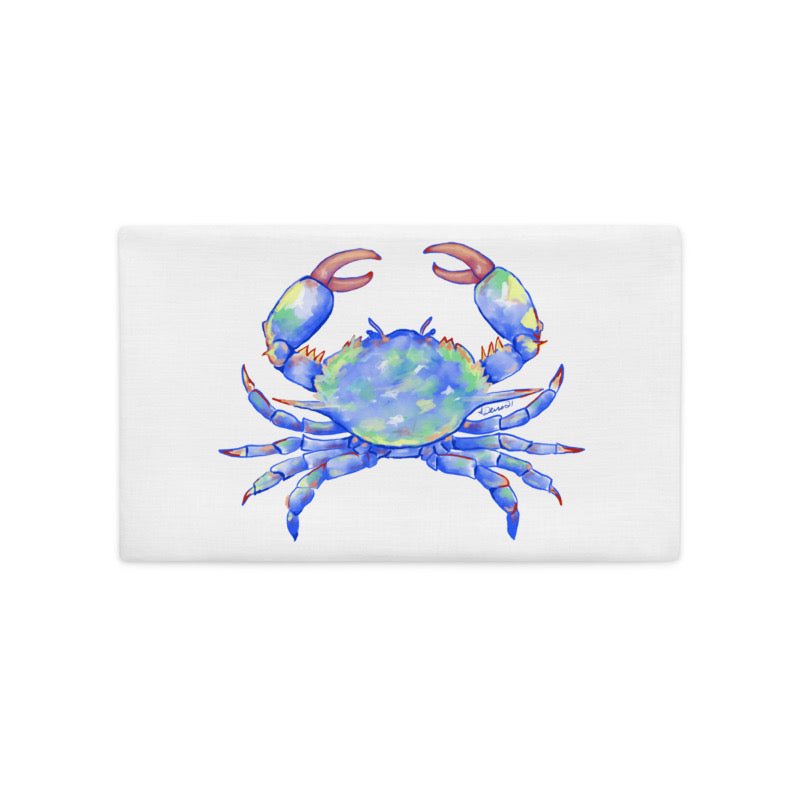 Blue Crab Premium Pillow Case - Blue Cava