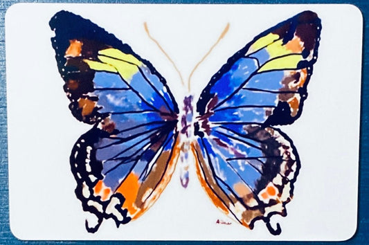 Butterfly Magnet - Blue Cava