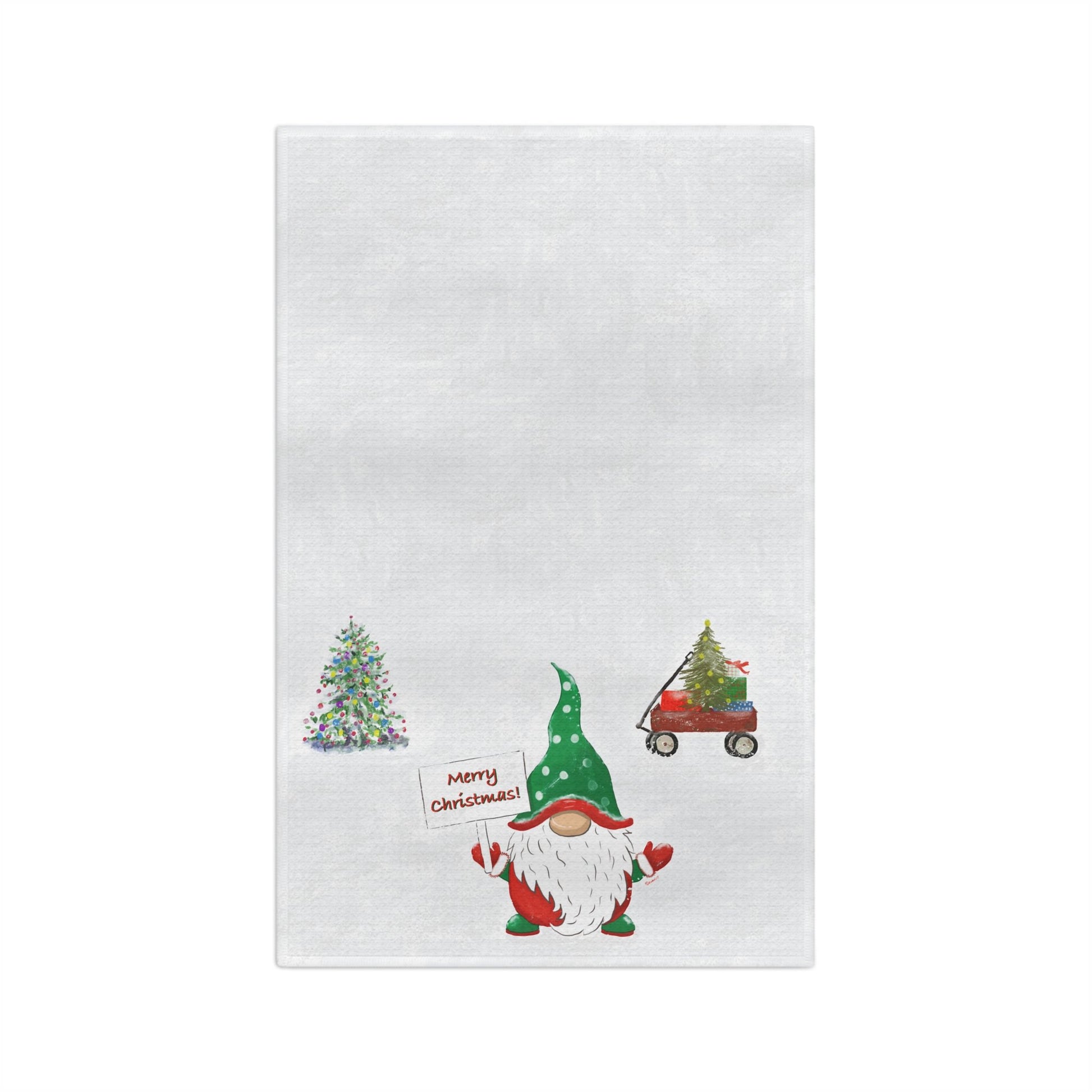 “Cringle and Friends” Christmas Microfiber Tea Towel - Blue Cava