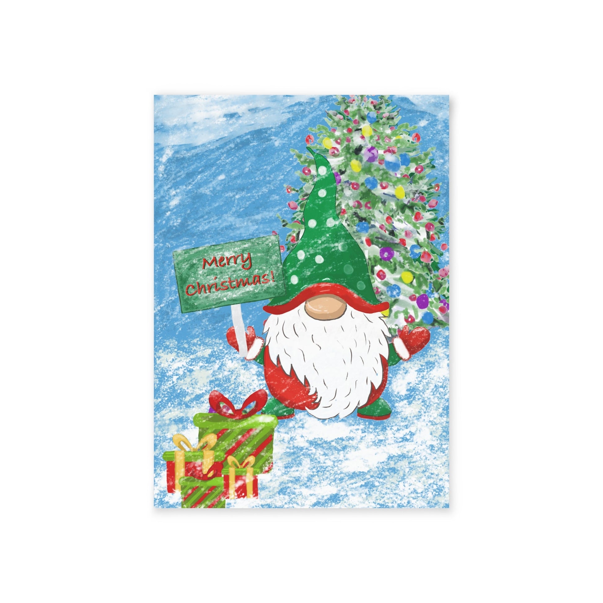 Cringle Christmas Holiday Cards - Blue Cava