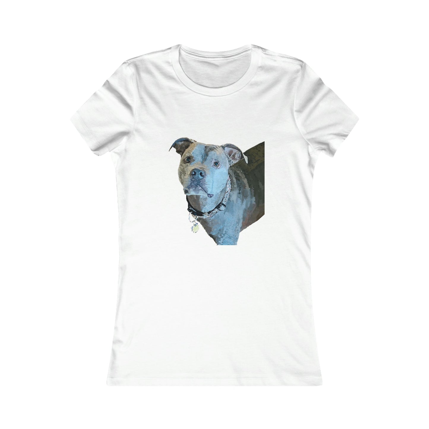 “Diesel” Pit Bull T-shirt - Blue Cava