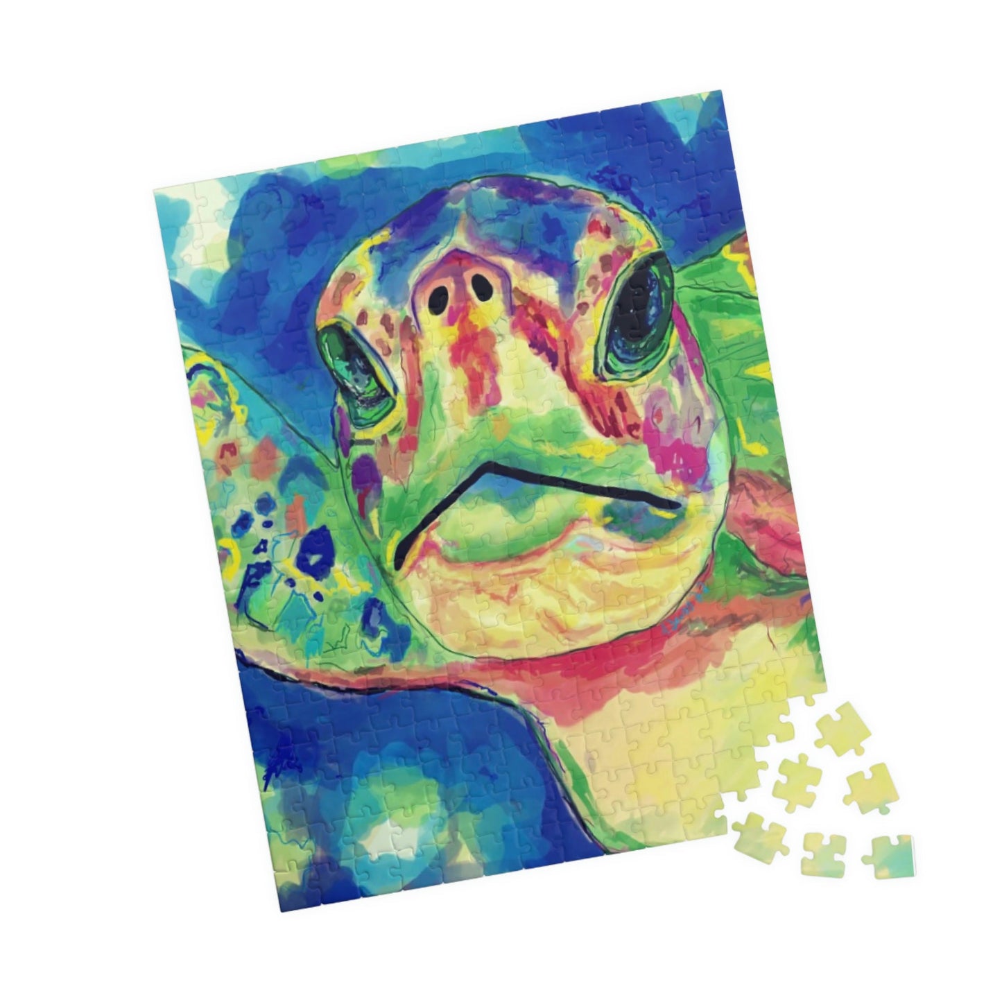 “Dieter” Rainbow Puzzle (252-piece) - Blue Cava