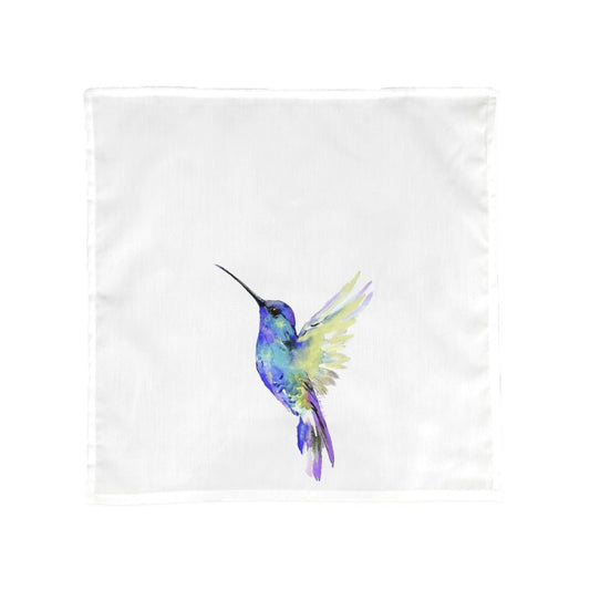 Flossie Hummingbird Cloth Napkins (2PK) - Blue Cava