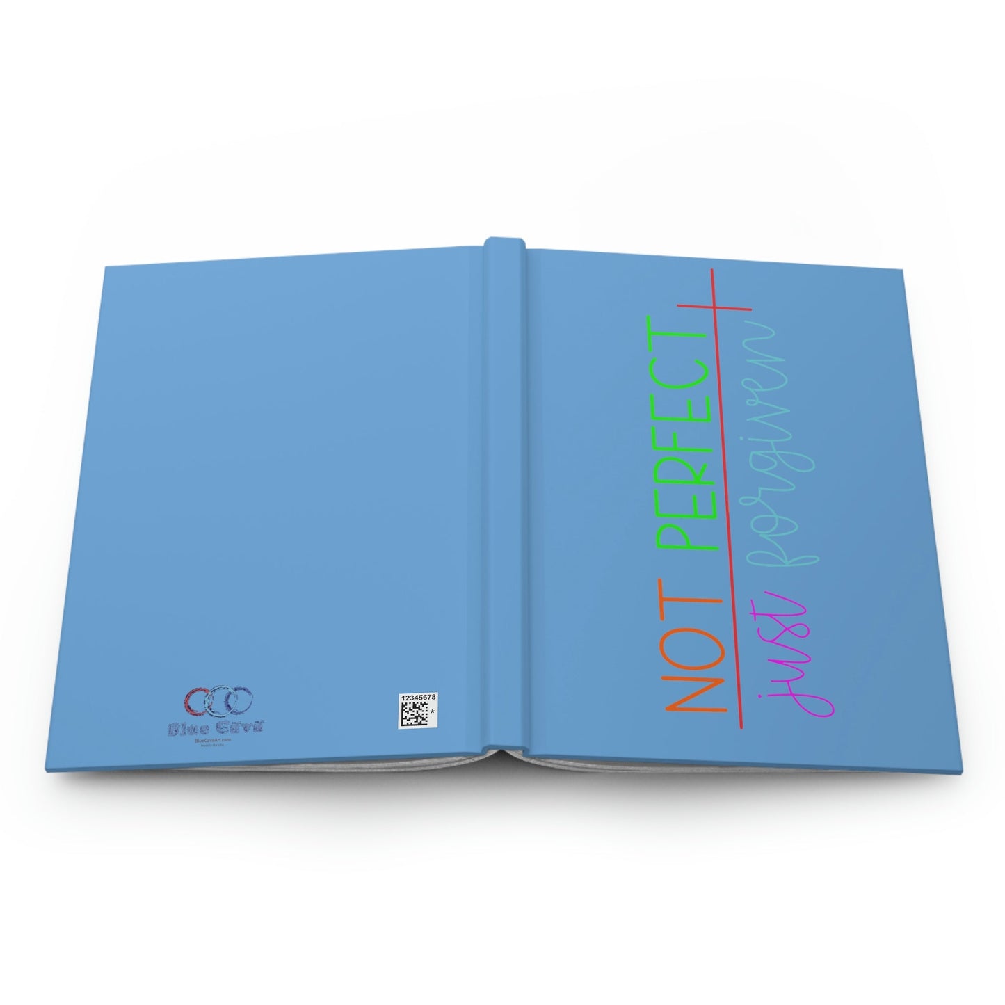 Forgiven Hardcover Journal Matte - Blue Cava