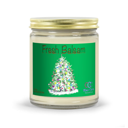 Fresh Balsam Fir Christmas Tree Candle 9 oz. - Blue Cava