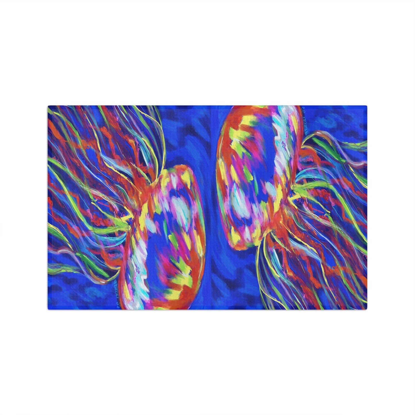 Jellyfish “Stringer” Microfiber Towel - Blue Cava