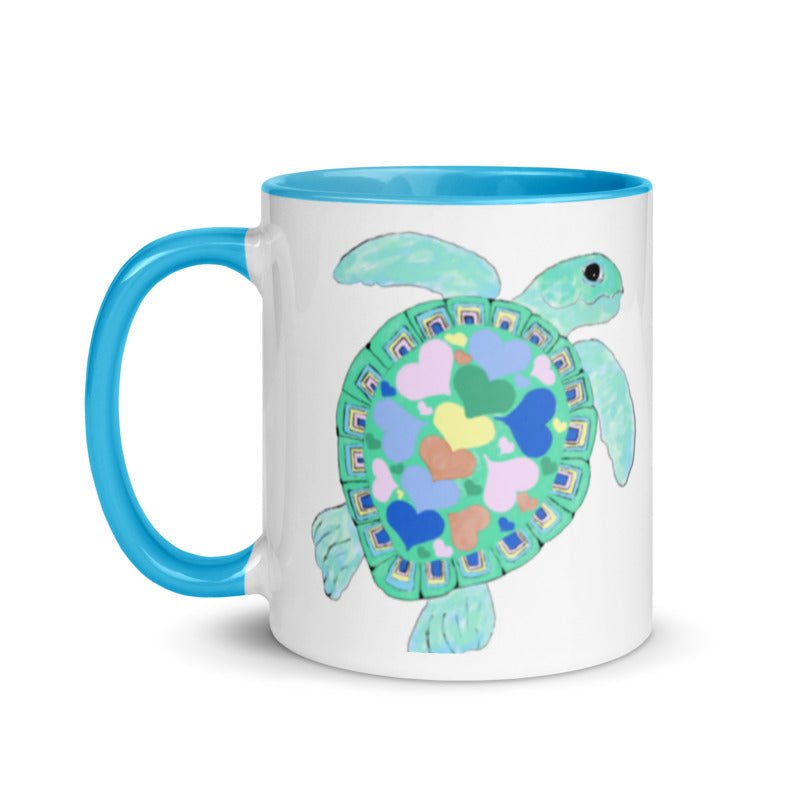 “Love” Sea Turtle Mug 11 oz. - Blue Cava