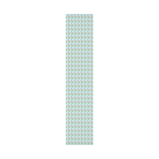 Merry Christmas Balls Gift Wrap Papers - Blue Cava