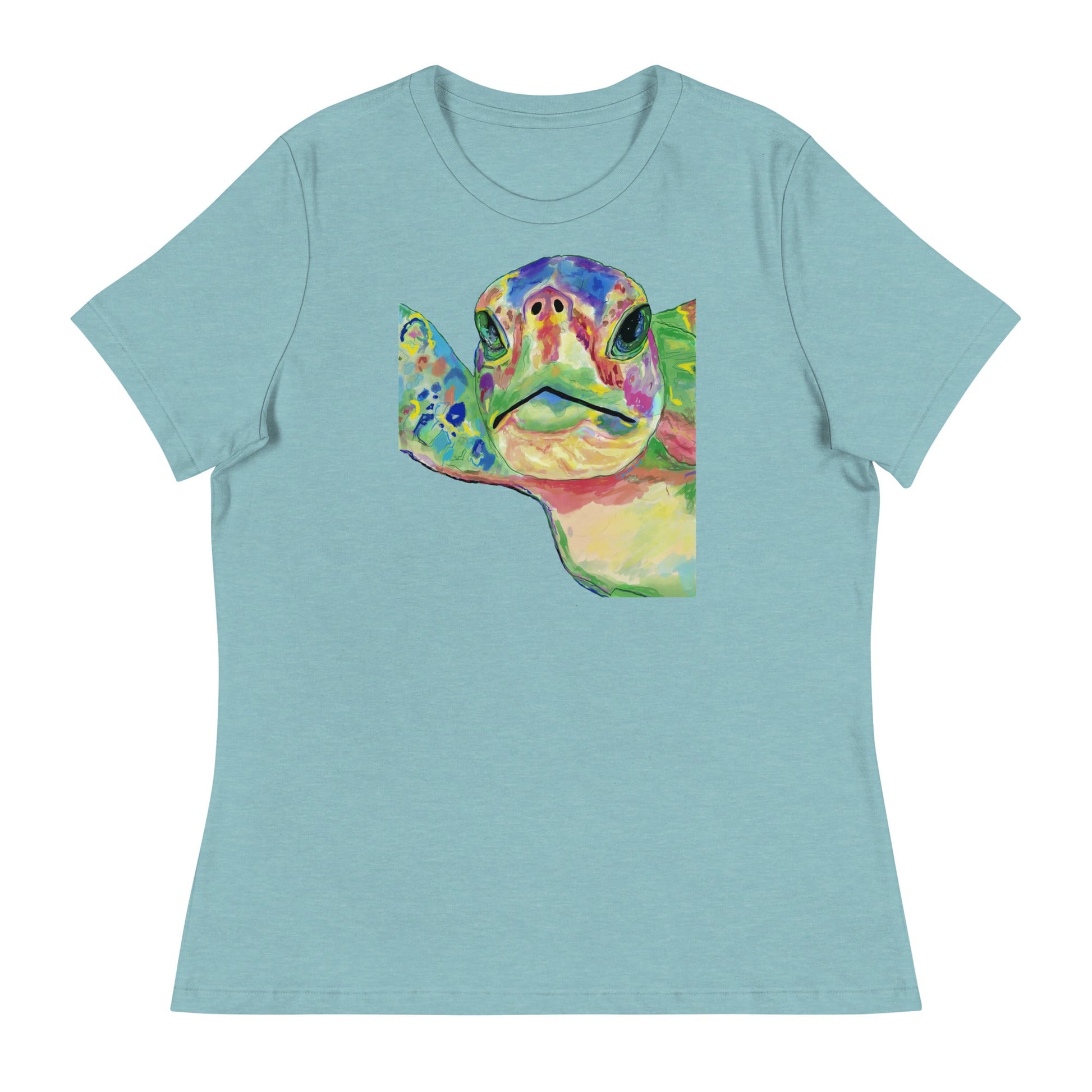 Rainbow Sea Turtle T-shirt (Multiple color options) - Blue Cava
