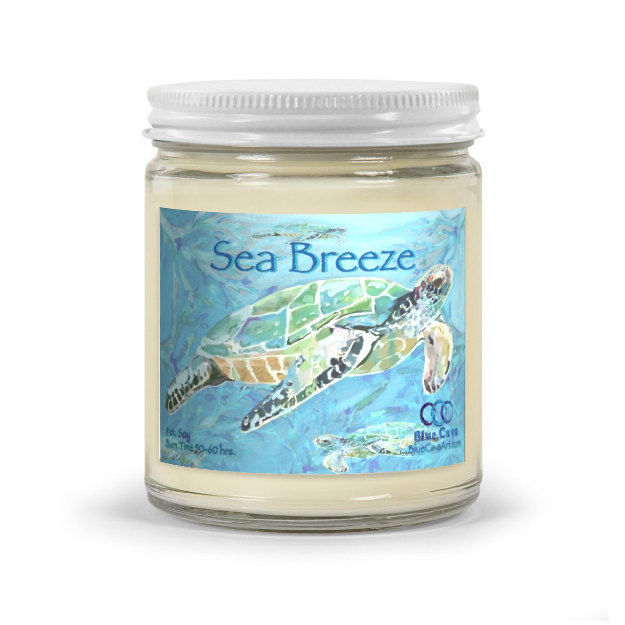 Sea Breeze Candle 9 oz. - Blue Cava