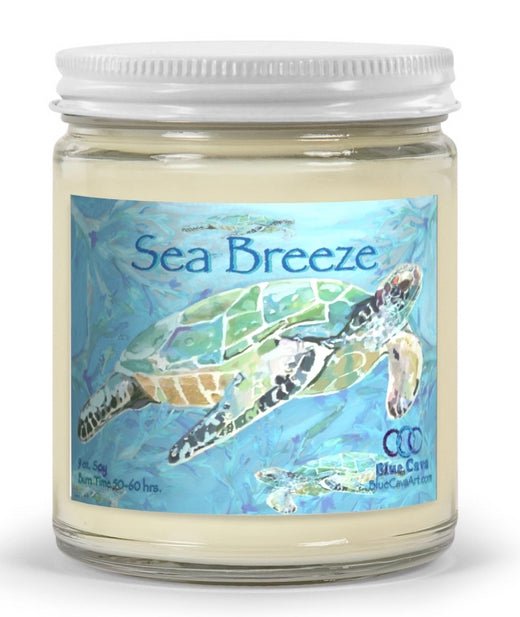 Sea Breeze Candle 9 oz. - Blue Cava